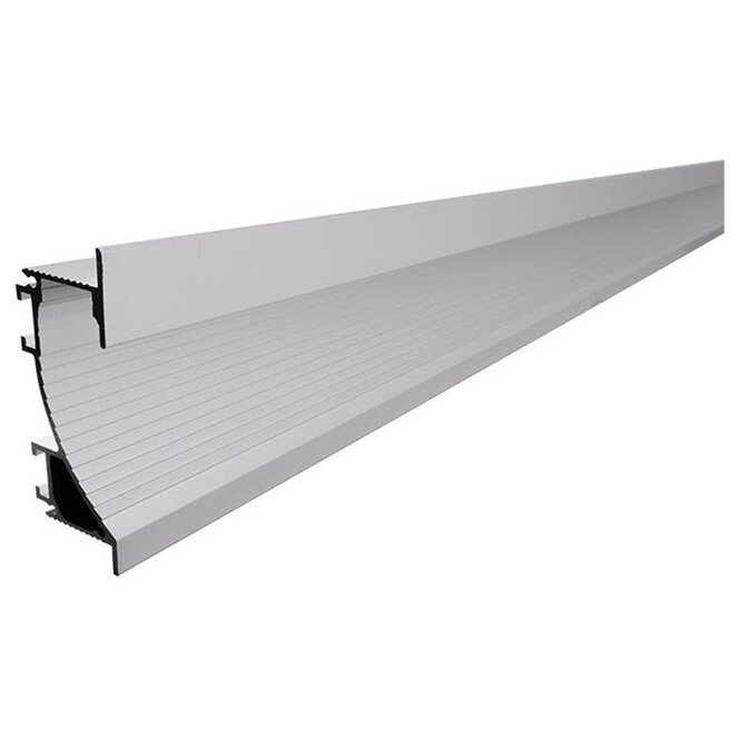 Trockenbau-Profil, Wandvoute EL-02-12 für 14mm LED Stripes, Silber-matt, eloxiert, 2000 mm