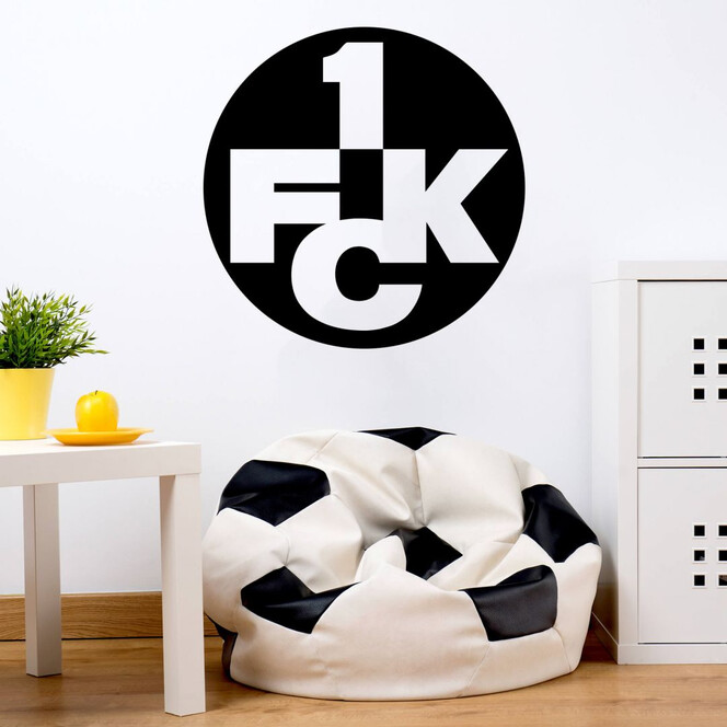 Wandtattoo 1.FC Kaiserslautern Logo einfarbig