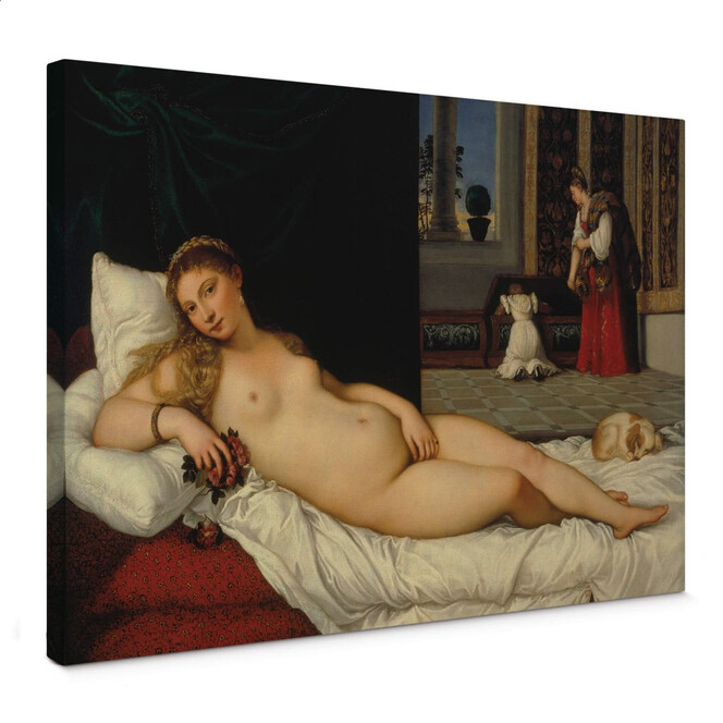Leinwandbild Tizian - Die Venus von Urbino
