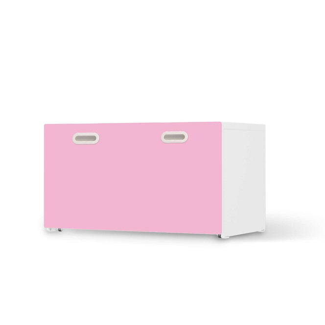Möbelfolie IKEA Stuva / Fritids Bank mit Kasten - Pink Light- Bild 1