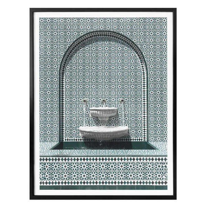 Poster Colombo - Verzierter Brunnen
