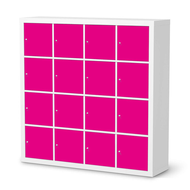 Möbelfolie IKEA Kallax Regal 16 Türen - Pink Dark- Bild 1