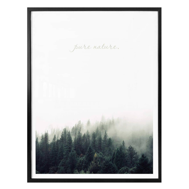 Poster mit Pure Nature