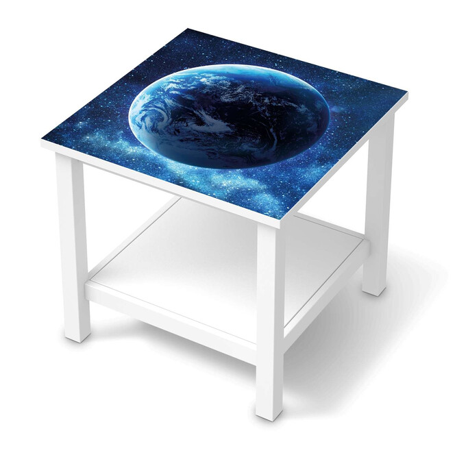 Möbel Klebefolie IKEA Hemnes Tisch 55x55cm - Planet Blue- Bild 1
