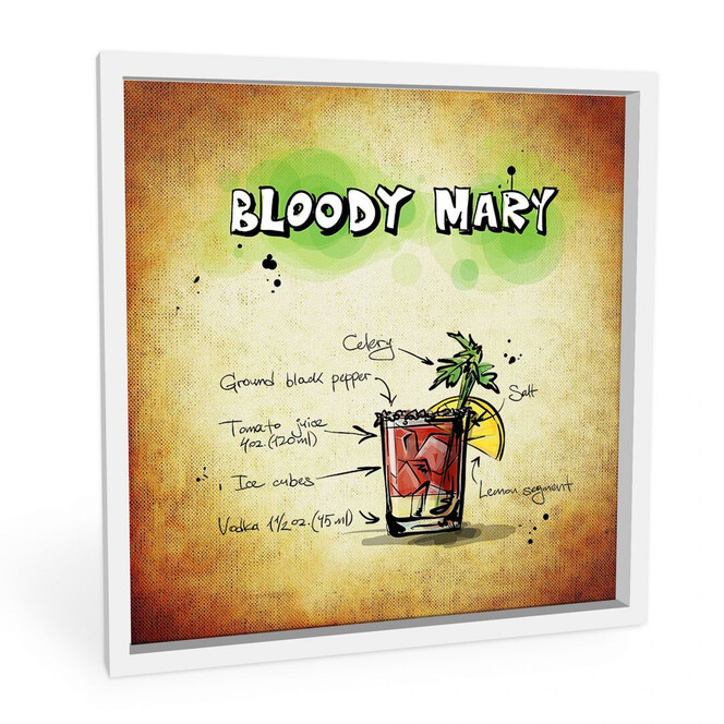 Wandbild Bloody Mary - Rezept