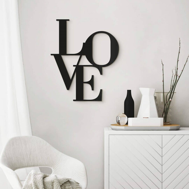 Wanddeko Schriftzug Love modern - Acrylbuchstaben