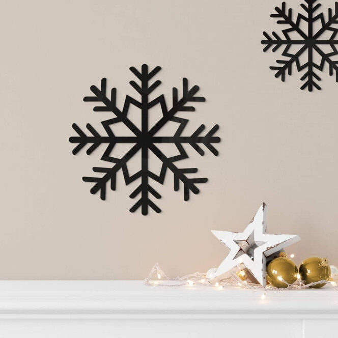 Weihnachtsdeko Schneeflocke - Acryldeko