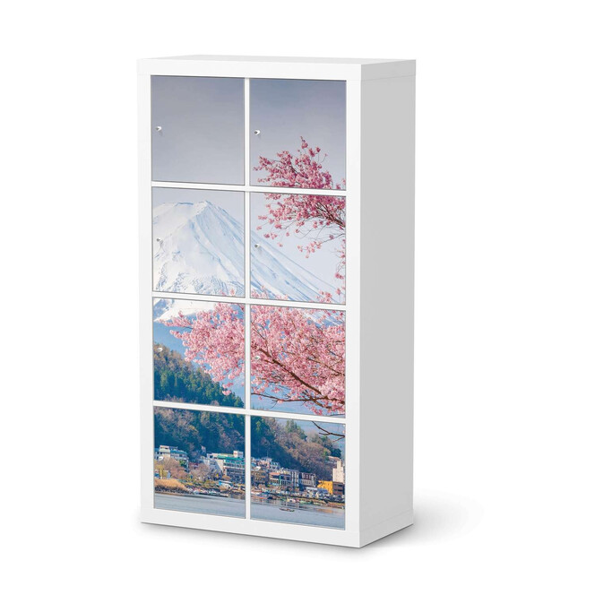Klebefolie IKEA Expedit Regal 8 Türen - Mount Fuji- Bild 1