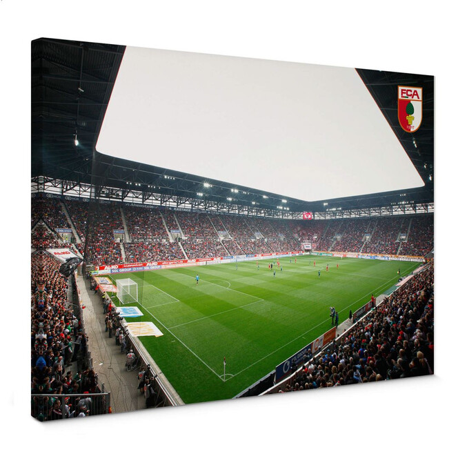 Leinwandbild FC Augsburg Stadion Innenansicht