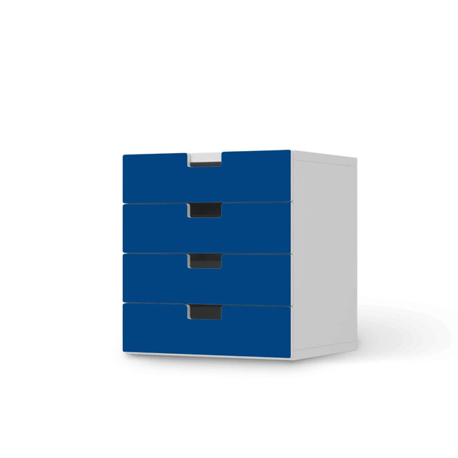 Klebefolie IKEA Stuva / Malad Kommode - 4 Schubladen - Blau Dark- Bild 1