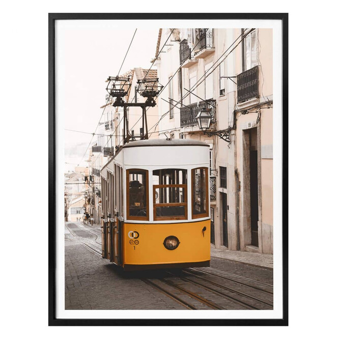 Poster Hugonnard - Tram in Lissabon