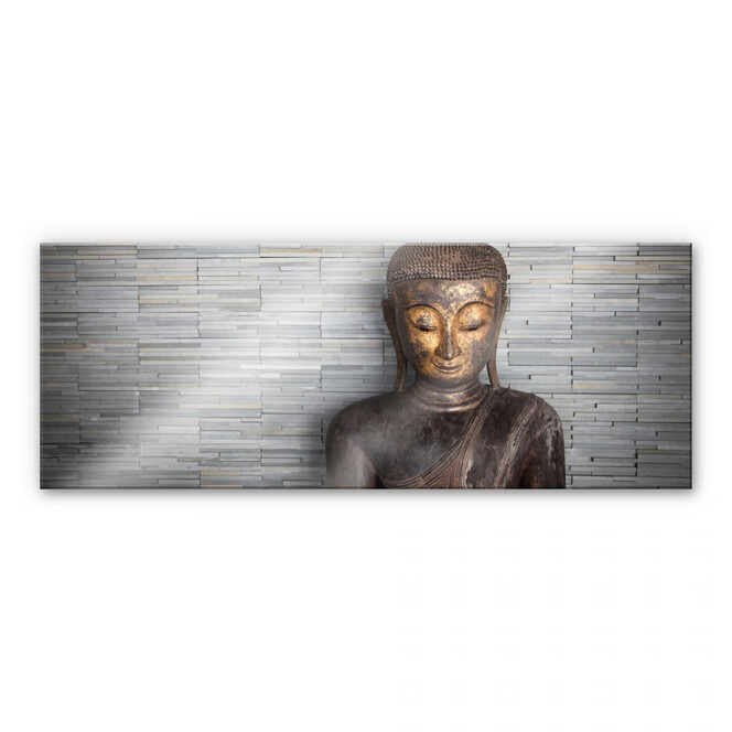 Acrylglasbild Thailand Buddha - Panorama 01