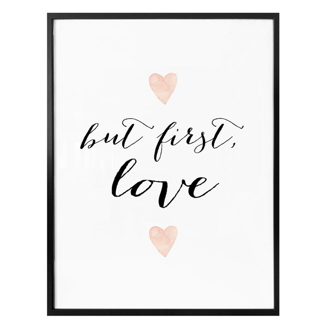 Poster Confetti & Cream - But first Love