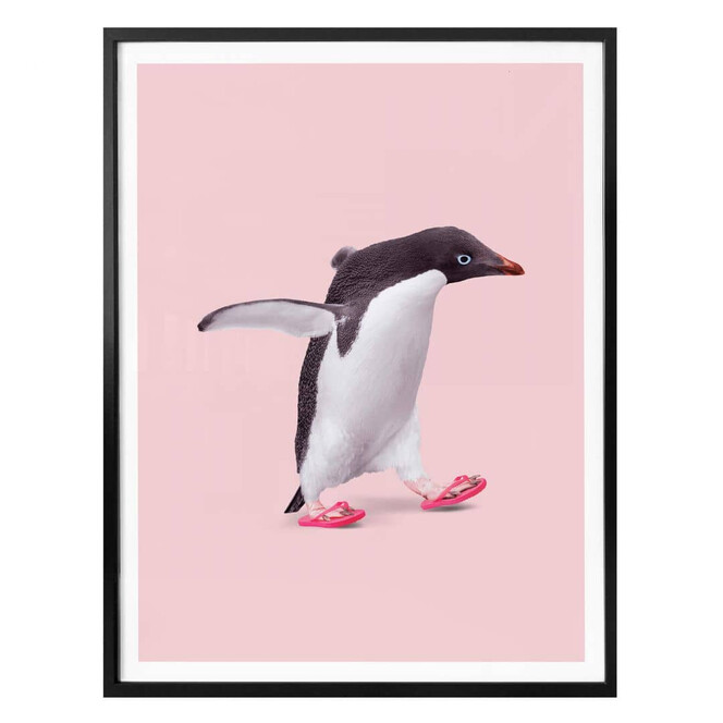 Poster Loose - Flip Flop Pinguin