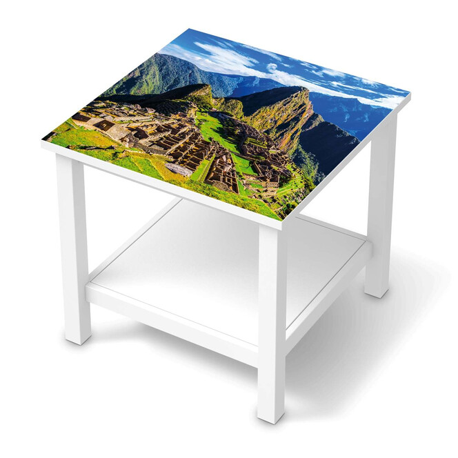 Möbel Klebefolie IKEA Hemnes Tisch 55x55cm - Machu Picchu- Bild 1