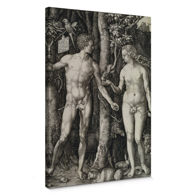 Leinwandbild Dürer - Adam und Eva