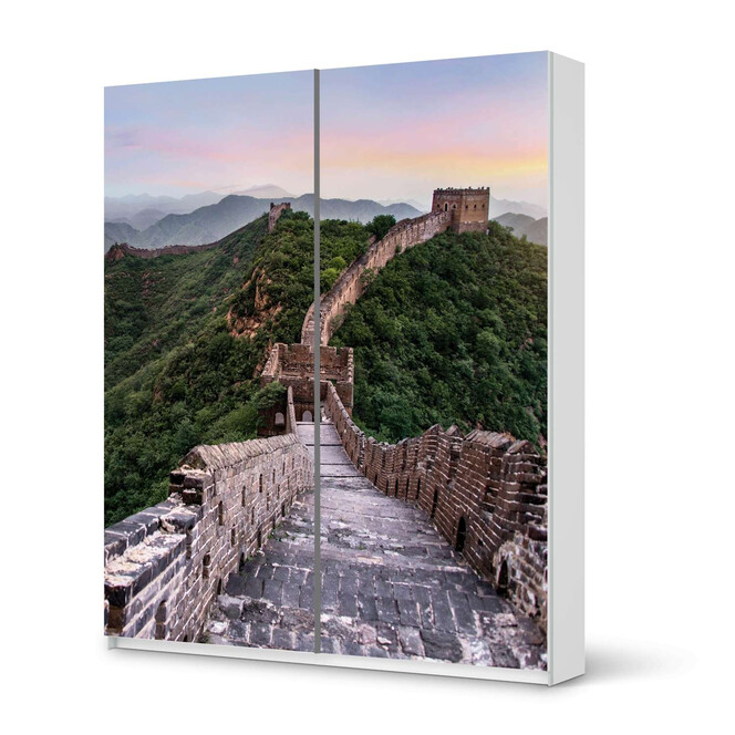 Möbelfolie IKEA Pax Schrank 236cm Höhe - Schiebetür - The Great Wall- Bild 1