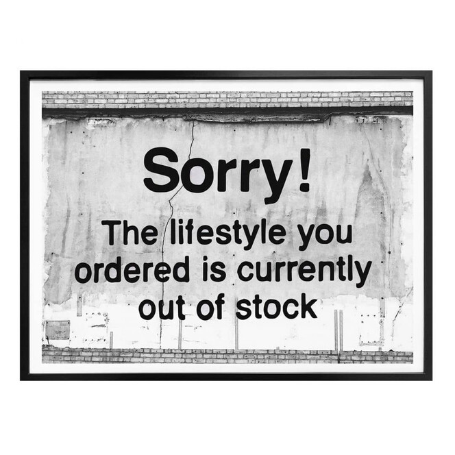 Poster Banksy - Out of Stock