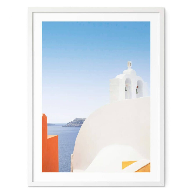 Poster Wride - Kirche in Santorini