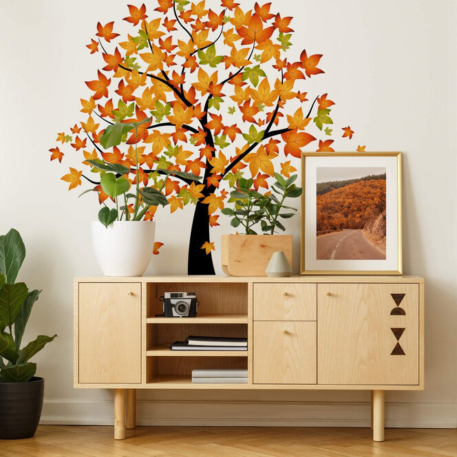 Wandsticker Baum Herbst 1