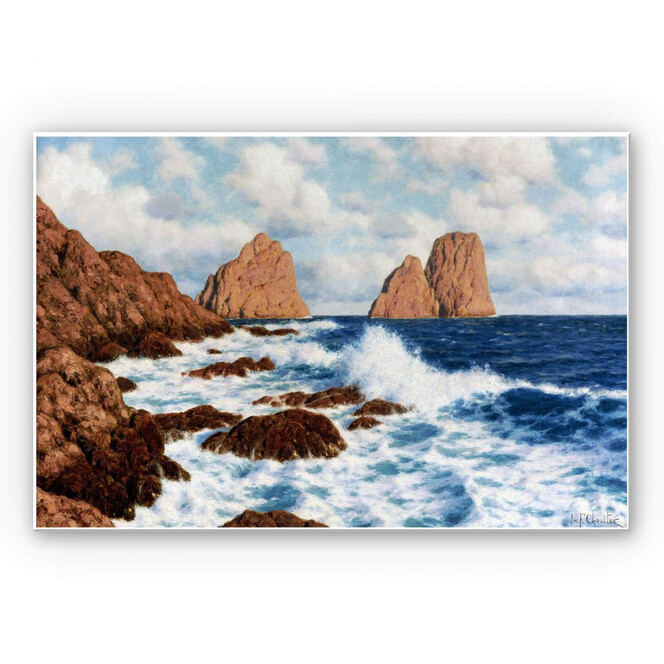 Wandbild Choultsé - Die Felsen bei Capri