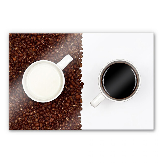 Acrylglasbild Lavsen - White Espresso