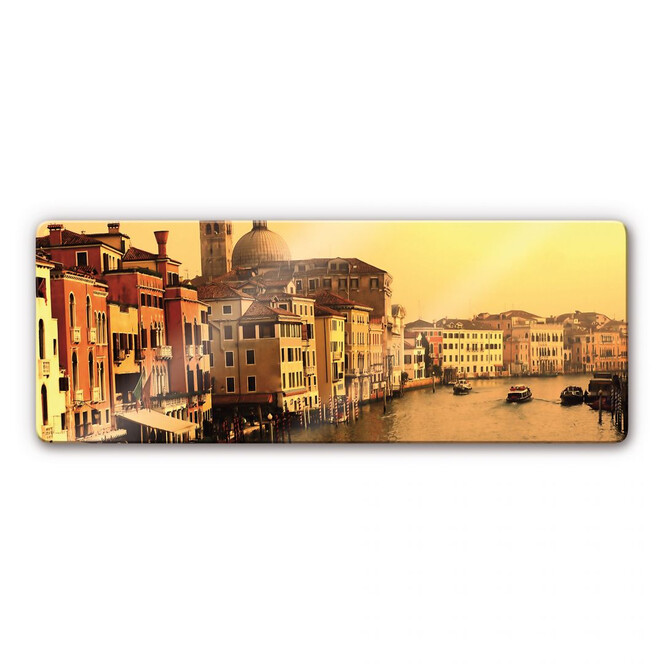Glasbild Venedig Panorama