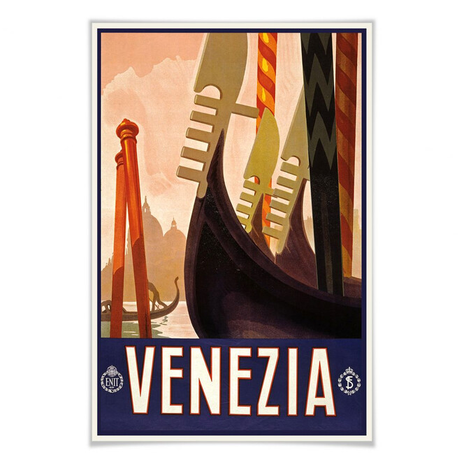 Poster Vintage Travel - Venezia