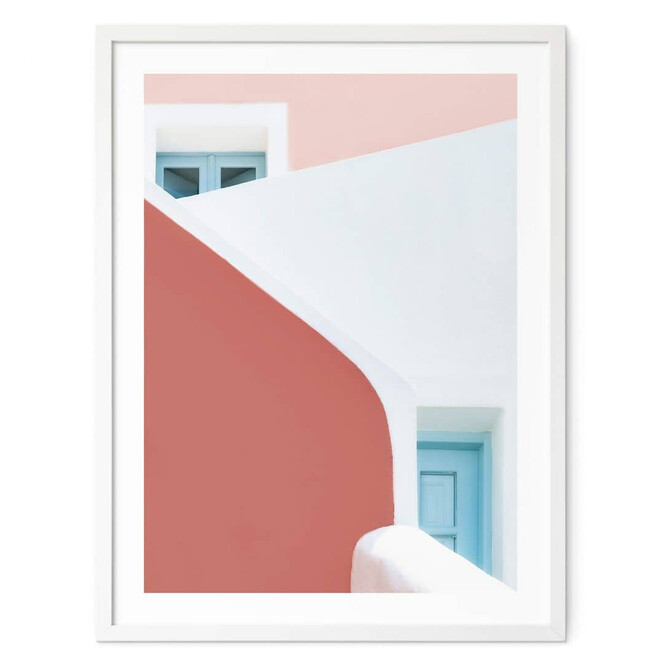 Poster Wride - Architektur in Santorini