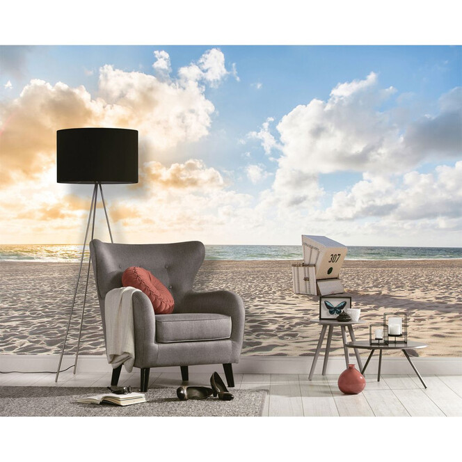 Livingwalls Fototapete Designwalls Beach Chair Strand - Bild 1