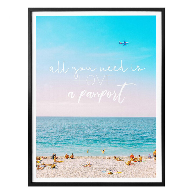 Poster - All you need is a passport