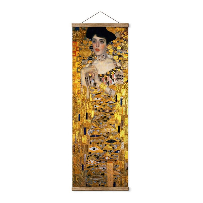 Stoffbild Klimt - Bildnis der Adele Bloch-Bauer - Panorama