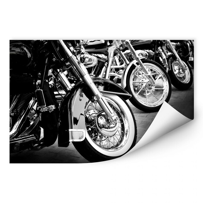 Wallprint Motorcycle Wheels