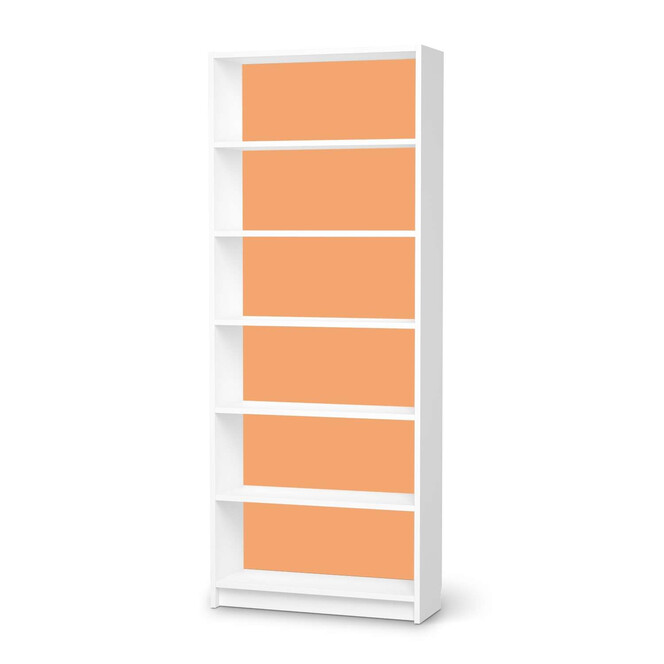 Klebefolie IKEA Billy Regal 6 Fächer - Orange Light- Bild 1