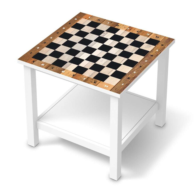 Möbel Klebefolie IKEA Hemnes Tisch 55x55cm - Spieltisch Schach- Bild 1