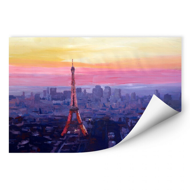 Wallprint Bleichner - Pariser Eiffelturm in der Abenddämmerung