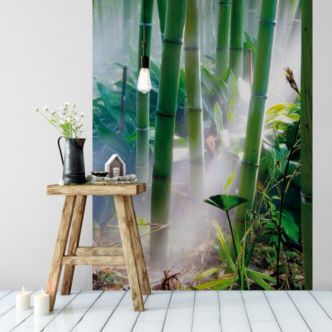 Fototapete Bamboo Forest - 144x260cm - Bild 1
