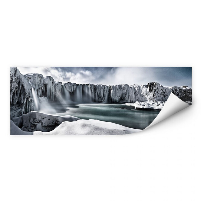 Wallprint Shcherbina - Islands Wasserfälle - Panorama