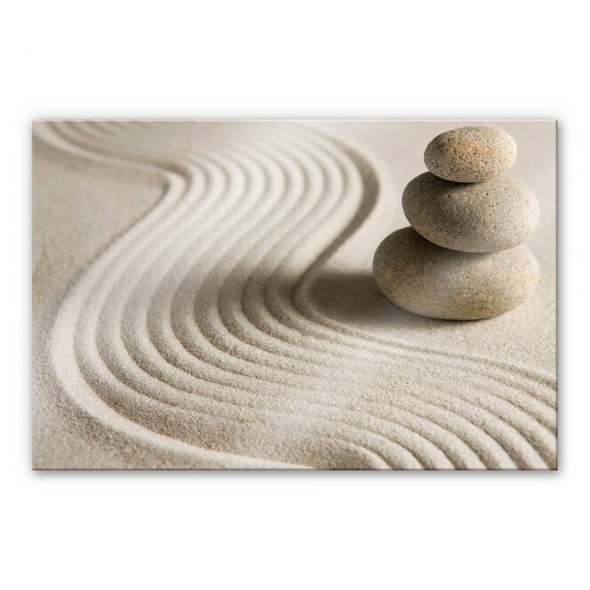 Acrylglasbild XXL Stone in Sand 2