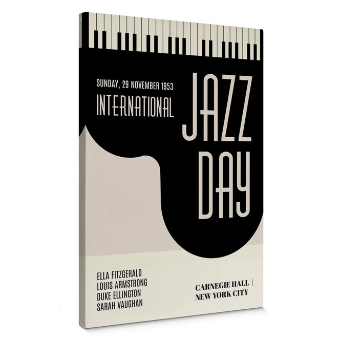Leinwandbild Kubistika - Jazz Day