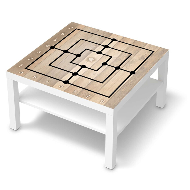 Möbelfolie IKEA Lack Tisch 78x78cm - Spieltisch Mühle- Bild 1