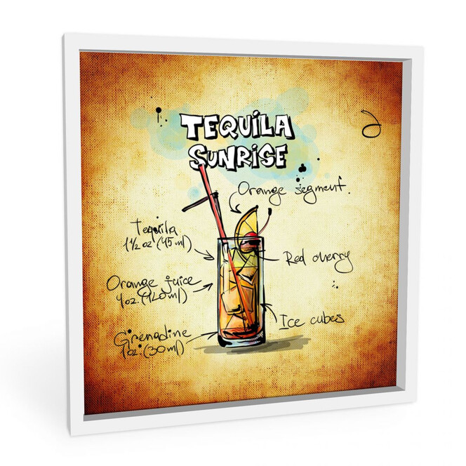Wandbild Tequila Sunrise - Rezept