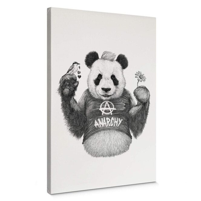 Leinwandbild Kools - Punk Panda
