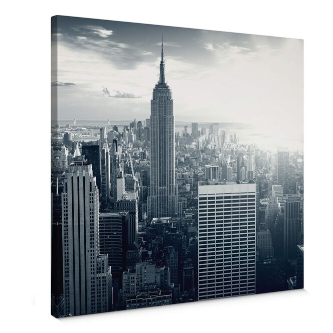 Leinwandbild The Empire State Building - qaudratisch
