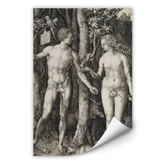 Wallprint Dürer - Adam und Eva