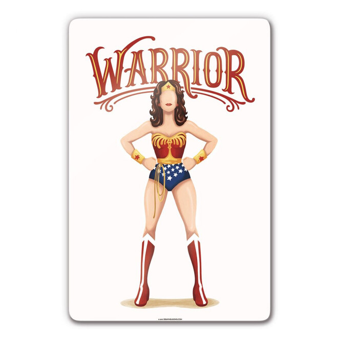 Glasbild Tohmé - Wonderwoman
