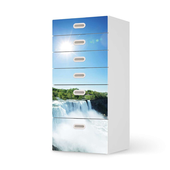 Klebefolie IKEA Stuva / Fritids Kommode - 6 Schubladen - Niagara Falls- Bild 1