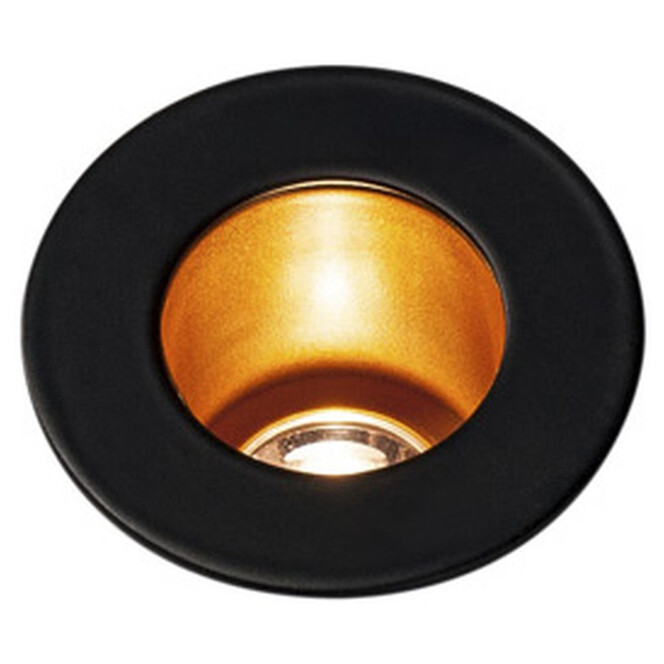 Triton Mini LED Deckeneinbauleuchte, schwarz, gold, 3000K, 12° - Bild 1