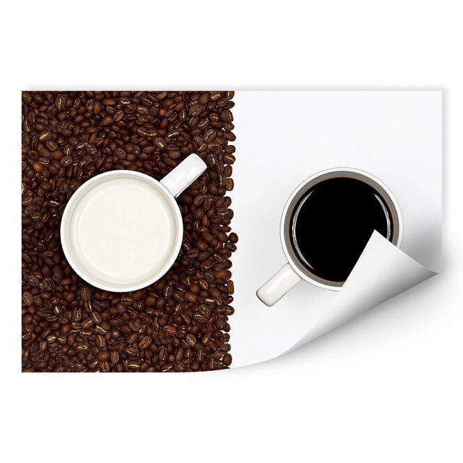 Wallprint Lavsen - White Espresso