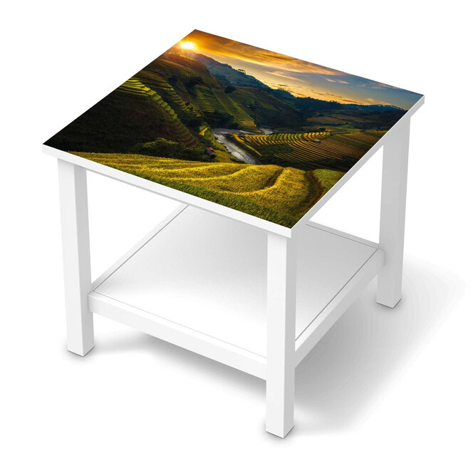 Möbel Klebefolie IKEA Hemnes Tisch 55x55cm - Reisterrassen- Bild 1